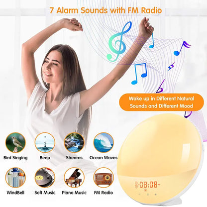 Smart Digital Sunrise Alarm Clock